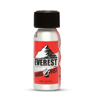 everest aromas 15 ml bottle of poppers, hard fist poppers