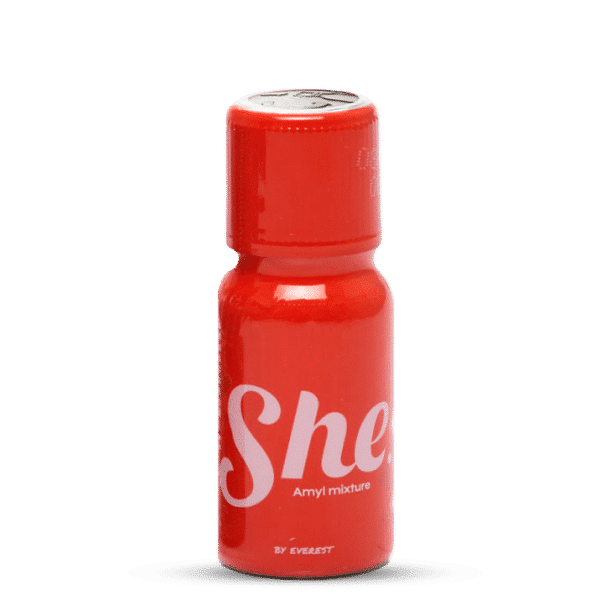 everest aromas 15 ml bottle of poppers, she poppers, feminine